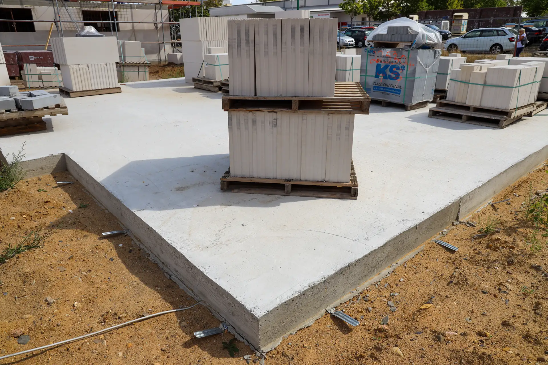 Schrader Haus Bodenplatte