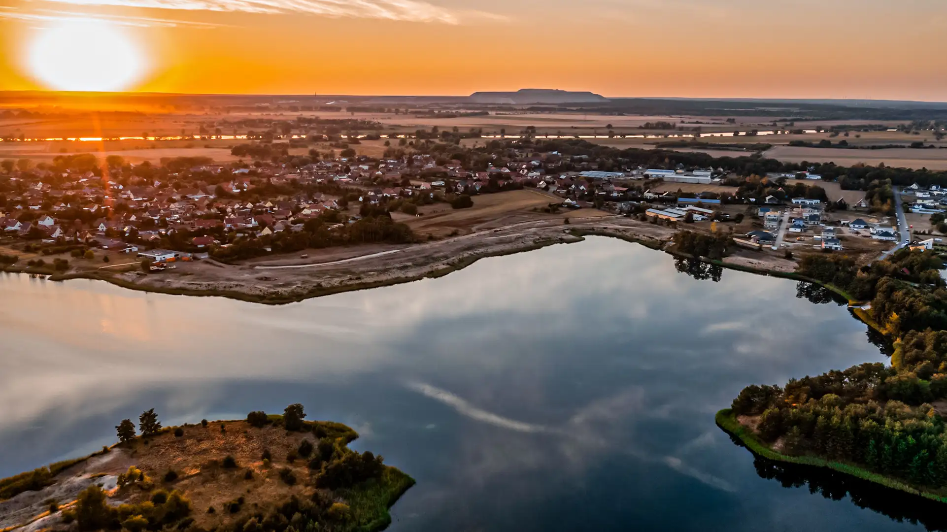 Niegripp das idyllische Dorf am See zwischen Burg und Magdeburg